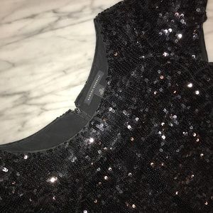 Black Sequin Dress